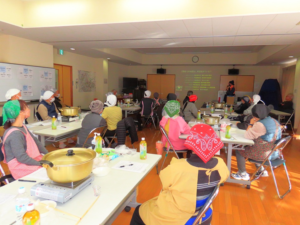 保護中: 11月29日、臼井田自治会館にて 防災講習会「避難生活の心構え TKB100」を開催しました。